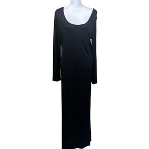 Eileen Fisher knit maxidress, classic, minimalist, travel, versatile, staple